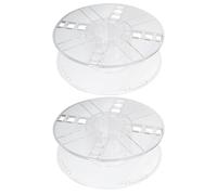 IMIKEYA Bobina per Dispositivo 3d in Plastica Ps 2 Pezzi, Bobina Resistente e Stabile Lavorazione Fine, Spool da 1kg per Accessori di Modellazione 3d