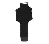 IMIKEYA Borsa a gamba regolabile per cellulare con fascia elastica antiscivolo, per corsa, escursionismo, fitness, supporto sicuro per telefono e accessori nero