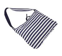 IMIKEYA Borsa a tracolla reversibile a righe grande capacità impermeabile borsa a tracolla casual per donna spiaggia mercato viaggio lavoro quotidiano