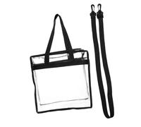 IMIKEYA Borsa da viaggio trasparente in PVC leggera con borsa Tote e pratica per shopping spiaggia e diario design portatile e spazioso per donna e uomo