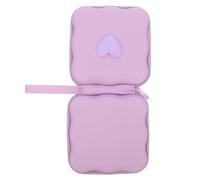 IMIKEYA Borsa Porta Assorbenti Mestruale in Eva a Forma di Cuore, Custodia Portatile per Prodotti Igienici Femminili, Compatta e Pratica per Ufficio e Borsa