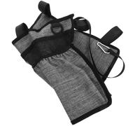 IMIKEYA Borsa sospesa per deambulatore pieghevole in tessuto Oxford resistente all'usura colore grigio portabottiglie e grande capacità, accessorio laterale pratico per sedia a rotelle e