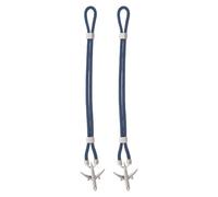 IMIKEYA Bracciale in paracord minimalista con chiusura a ancora, per uomo e donna, 2 pezzi Bracciale aereo regolabile a doppio strato per piloti e viaggiatori., 21,50 x 3,00 x 0,40 cm, Lega