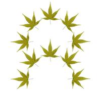 IMIKEYA Bustina Foglie Acero Naturali per Sushi e Sashimi Vassoio Decorativo Giapponese Riutilizzabile per Servire e Allestire Buffet per Feste e Presentazioni Alimentari