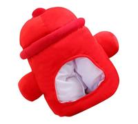 IMIKEYA Cappello come Accessorio a Forma di Idrante Antincendio Cosplay Rosso in Cotone Pp e Tessuto, Divertente, Facile da Indossare per Performance e Feste di Carnevale