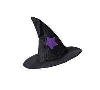 IMIKEYA Cappello Unica da Strega Nero per Gatti Accessorio Costume Halloween per Feste e Occasioni Speciali