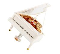 IMIKEYA Carillon Decorativo per Forma Pianoforte Statuina Ragazza Danzante e Melodie Musicali Design Vintage per Arredamento Casa e Scrivania