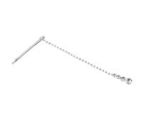 IMIKEYA Catena frontale per la sposa con ciondolo di gemme finte, accessorio per capelli da sposa in lega argentata, decorazione elegante per feste ed eventi regali