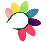 IMIKEYA Cerchietto per Chioma Girasoli Colorati, Design a Petali di Girasole, Accessorio per Feste e Celebrazioni di Halloween