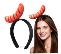 IMIKEYA Cerchietto per cibo simulato per cosplay e feste copricapo a pecorina caldo accessorio divertente capelli adatto per eventi festival presentazioni e sessioni fotografiche per donna e ragazza