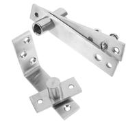 IMIKEYA Cerniere Pivotanti per Porte Nascoste in Acciaio Inox, Set Completo Cerniere Superiori e Inferiori per Librerie e Armadi, Supporto per Porte Pesanti e Installazione Rapida