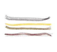 IMIKEYA Ciglia fai da te per bambole di nylon 06 cm 20 pezzi multicolore nero marrone tè e oro accessorio fai da te per figure e giocattoli creativi