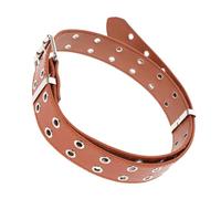 IMIKEYA Cintura Catena Donna in Pu Larga Con Doppio e Occhielli Cintura Vintage Gotica Regolabile Per Jeans e Abiti