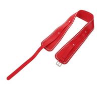 IMIKEYA Cintura Donna Larga Punk Rossa con Borchie in PU Regolabile con Fibbia in Metallo Cintura Versatile per Vestiti e Jeans Accessorio Moda Casual e Party