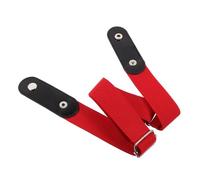 IMIKEYA Cintura Elastica Senza Fibbia Unisex Leggero Regolabile Invisibile Per Pantaloni e Gonne Estive Cintura Elastica Da Donna Comoda Versatile Rossa