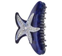 IMIKEYA Clip per capelli a forma di stella marina, con chiusura semplice, accessorio per capelli spessi, pinza per artiglio da donna, per uso quotidiano