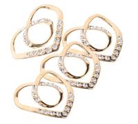 IMIKEYA Clip per Sciarpe in Lega di Zinco 4 Pezzi Oro per Abbigliamento Estivo, Fermagli Delicati per Sciarpa che Creano Un'atmosfera Estiva Elegante e Funzionale