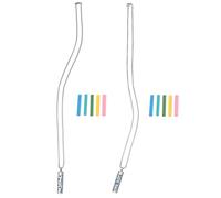 IMIKEYA Collana profumata da uomo con ciondoli aromaterapia 2 set 2 catene e 10 stoppini di cotone, accessorio ed elegante per uso quotidiano e occasioni casuali, colore casuale