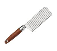 IMIKEYA Coltello Ondulato in Acciaio Inossidabile per Patate e Verdure Tagliaverdure Multifunzione per Fette e Bastoncini Affetta Patate Crinkle Cutter per Cucina
