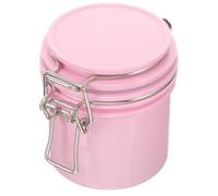 IMIKEYA Contenitore di colla per ciglia rosa serbatoio ermetico per conservare sicuro adesivo trasparente supporto compatto e leggero per estensioni delle ciglia