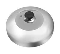 IMIKEYA Coperchio per pentola in acciaio inox con coperchio in metallo resistente agli schizzi per cucina domestica e professionale, adatto per casseruola e pentola a vapore