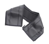 IMIKEYA Copertura Per Bracciolo Del Passeggino Manicotto in Pelle Protettivo Protezione Da Sudore e Graffi Per Manubrio Del Passeggino Facile Da Installare Chiusura Cerniera