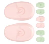 IMIKEYA Copri Orecchie in Silicone per Tintura Chioma, Protezioni Auricolari Impermeabili Resistenti al Calore, Set da 4 Paia per Utilizzo Domestico e Salone di Bellezza