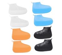 IMIKEYA Copriscarpe in Silicone Impermeabili Antiscivolo Sovrascarpe Protettive Resistenti e Pieghevoli per Uomo Donna Copriscarpa Rain Shoes Cover per Esterni e Pioggia