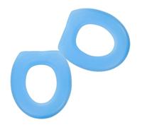 IMIKEYA Copriwater in Eva Morbido e Spesso, Set da 2 Pezzi Tappetini per WC Lavabili e Riutilizzabili, Cuscini per Rialzo WC Caldi Adatti a Tutte Le età per Bagno Igienico e Confortevole