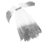 IMIKEYA Costume da sposa fantasma da donna, taglia M, abito da sposa zombie bianco in cotone stile gotico vittoriano per Halloween e feste a tema terrificante