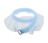 IMIKEYA Cuffia da doccia regolabile: cuffia da bagno con shampoo, protezione per capelli e bagno per anziani, impedisce all'acqua di entrare negli occhi e nelle orecchie, colore blu.