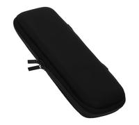 IMIKEYA Custodia da viaggio per bigodini per capelli compatta borsa organizer portatile in EVA nera con cerniera resistente ai graffi e conservazione sicura per ferri da stiro e bigodini