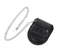 IMIKEYA Custodia Taschetta da Nera a di per Orologio Orologi e Motivo Pelle in a Grano Bambù, Custodia Protettiva Portatile da Viaggio, per Padre e Marito