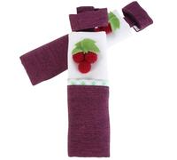 IMIKEYA Custodie protettive per maniglie della porta del frigorifero e dei mobili, in tessuto morbido, colore viola, protezione termica, per pomelli rotondi o lisci, ideali per cucina e