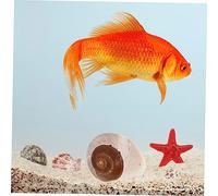 IMIKEYA Decorazione naturale per acquario, con lumache e marine, ornamenti ecologici per acquario, mini portatile, per decorazione di casa e ufficio, paesaggistica marina realistica