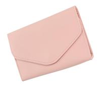 IMIKEYA Design Portatile Porta Passaporto Donna Multifunzionale in Pelle Pu Rosa Organizer Pratico e Conservazione Sicura dei Documenti per Viaggio