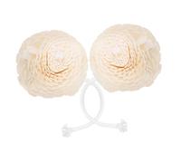 IMIKEYA Diffusore di Aromaterapia Floreale 2 Pezzi, Fiore Aromatico Sostituibile per Oli Essenziali, Decorazione per Interni Domestici e Auto Corda in Cotone, Diffusore Profumato