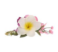 IMIKEYA Fermaglio per Capelli Plumeria Accessori Floreali per Capelli Fermagli Hawaiani per Donne Decorazioni per Feste Tropicali Accessori per Vacanze al Mare