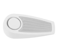 IMIKEYA Fermaporta Allarme Vibrazione Cuneo di Sicurezza Bianca Compatto e Resistente per Casa Hotel e Viaggio Compatibile Porte in Legno Vetro e Garage Protezione Efficace