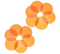 IMIKEYA Filtri in gel per illuminazione ambientale da 74 cm, 20 pezzi, pellicola adesiva di colore ambrato caldo per lampade LED faretti e luci da palcoscenico adatto per camera da letto e