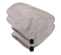 IMIKEYA Fodera per cera paraffina per piedi tessuto termico grigio 1 coppia regolazione elastica protezione per terapia paraffina e cura della spa casa