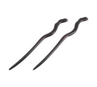 IMIKEYA Forcine Antiche Capelli Neri Ebano 2 Pezzi Bacchette Tradizionali per Festival Stagionale Pinze per Chignon Classici e Acconciature Diari