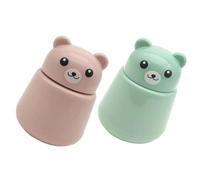 IMIKEYA Frantoio manuale per tavolette piccole portatile casa, 2 pezzi (verde e rosa), materiale sicuro, multiuso anziani, accessorio pratico per organizzazione e fornitura