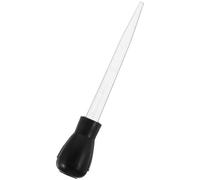 IMIKEYA Iniettore per Marinata Nero in Materiale Flessibile per Pollo Arrosto e Oca, Facile da Montare e Smontare, per Barbecue All'aperto