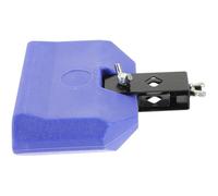 IMIKEYA Jam Block Percussioni Latine Per Batteria in Plastica e Metallo, Suono Nitido Acuto, Accessorio Morsetto Per Batteria, Per Performance Live Blu