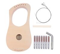 IMIKEYA Kit Arpa Lira in Legno Fai Da Te Strumento Musicale Per Ragazzo Ragazza Ragazza Principianti Pittura Mano Artigianato Divertente Orchestra Giocattolo Musicale