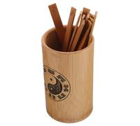 IMIKEYA Kit di divinazione I Ching con Secchio di Bambù Resistente per Previsioni Precise Strumento Portatile di Apprendimento Feng Shui con Bastoni Fortuna Artistici e Collezionabili