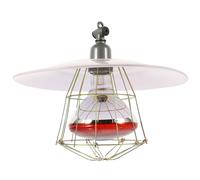 IMIKEYA Lampada Riscaldante per Rettili e Bestiame Struttura in Rete Sicura, 250w, Set 4 in 1, per Allevamento e Gabbie Animali Domestici, Luce Calda Rossa per Mantenere Colore Casuale