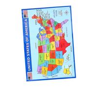 IMIKEYA Mappa Degli Stati Uniti Per Parete Mappa Geografica Didattica Poster Geografia Per Aula Decorazioni Per Sociali