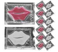 IMIKEYA Maschera per Labbra al Collagene 20 Pezzi Patch Idratanti e Rimpolpanti Maschera Nutriente per Labbra Secche Effetto Levigante Adatta per Morbide e Idratate in Movimento